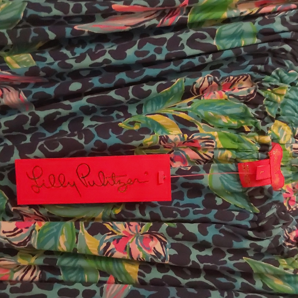 NWT Lilly Pulitzer Camille Knee Length Dress size L - Picture 3 of 3